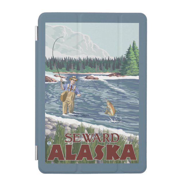 Fly Fisherman - Seward, Alaska iPad Mini Cover (Front)