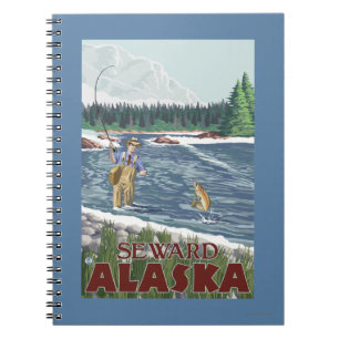 Fly Fisherman - Seward, Alaska Notebook