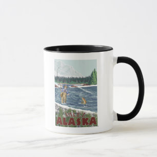 Fly Fisherman - Valdez, Alaska Mug