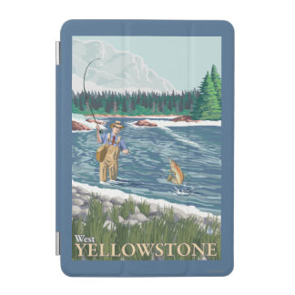 Fly Fisherman - West Yellowstone, Montana iPad Mini Cover