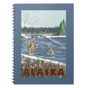 Fly Fisherman - Wrangell, Alaska Notebook