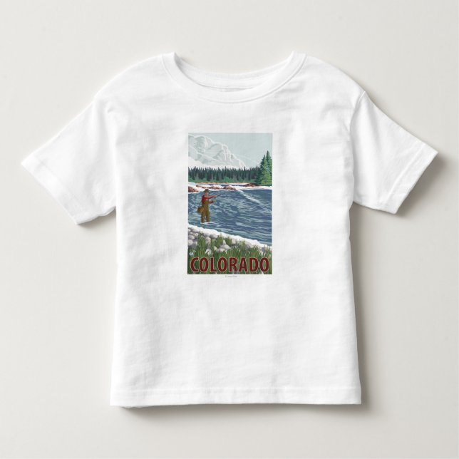 Fly FishermanColorado Toddler T-shirt (Front)