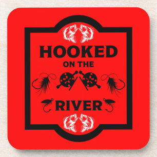 Fly Fishing Alaska Beverage Coaster