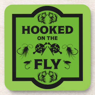 Fly Fishing Alaska Beverage Coaster