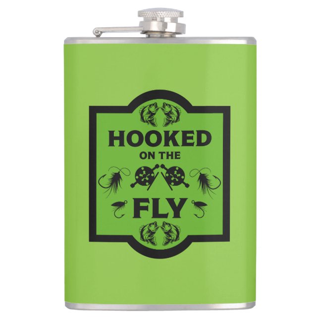 Fly Fishing Alaska Flask (Front)