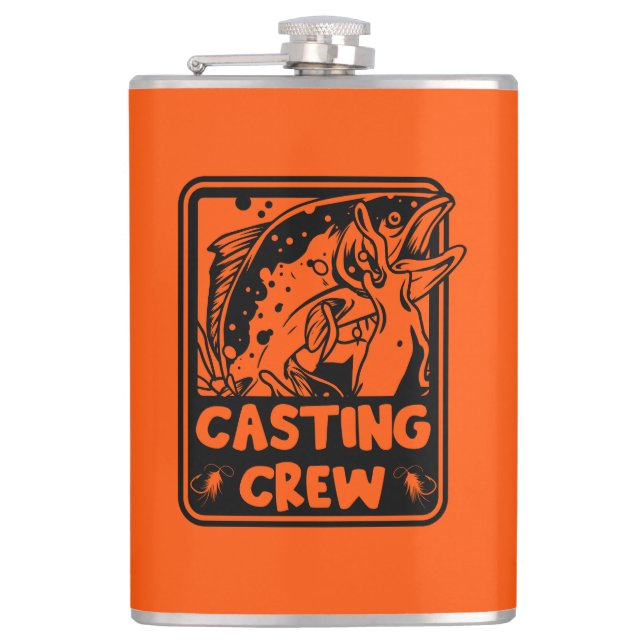 Fly Fishing Alaska Flask (Front)