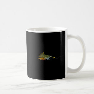 Fly Fishing Brook Trout Dry Fly Tying Fisherman Coffee Mug