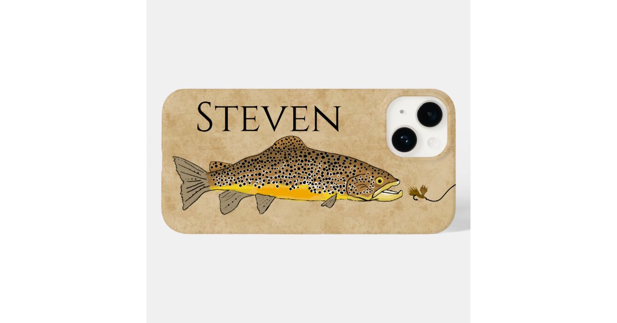  Brown Trout Fly Fishing Phone Case - Compatible with