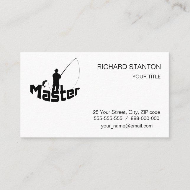 Fly fishing business card (Front)