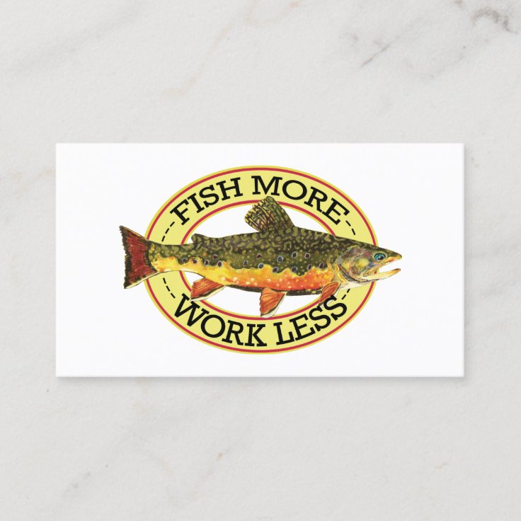 Fly Fishing Business Card Zazzle