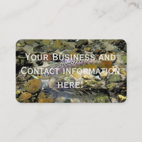 Fly Fishing Business Card