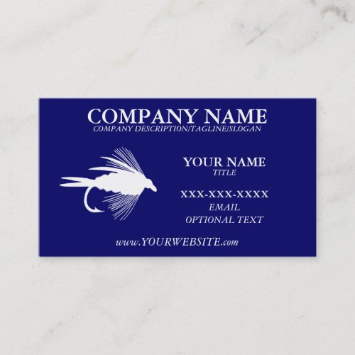FLY FISHING - Business Card Template