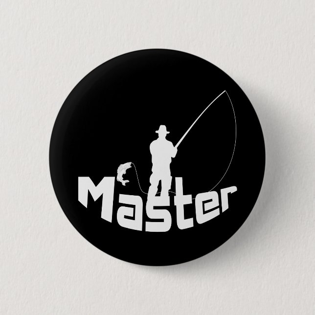 Fly fishing button (Front)