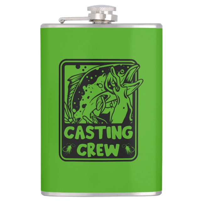 Fly Fishing Canada Flask (Front)