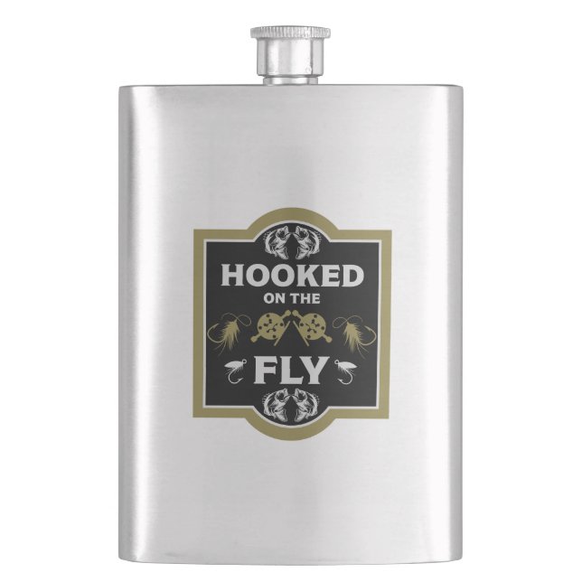 Fly Fishing Canada Flask (Front)