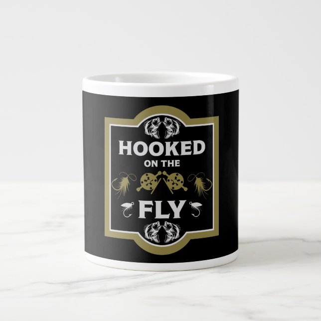 Fly Fishing Canada Giant Coffee Mug (Front)