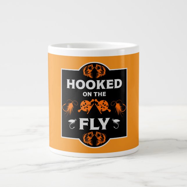 Fly Fishing Canada Giant Coffee Mug (Front)
