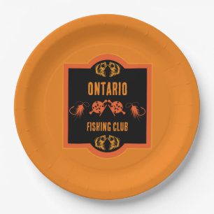 Fly Fishing Canada Paper Plates