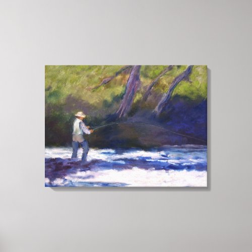 Fly Fishing Canvas Print