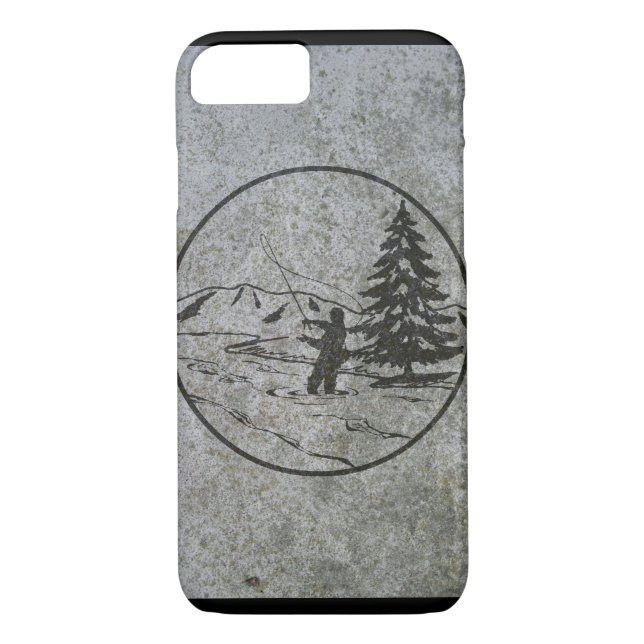 Fly Fishing Case-Mate iPhone Case (Back)