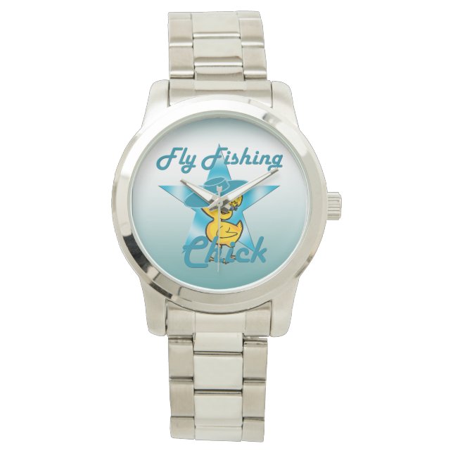 Fly Fishing Chick #7 Watch (Front)