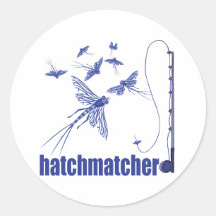 Fly Fishing Classic Round Sticker