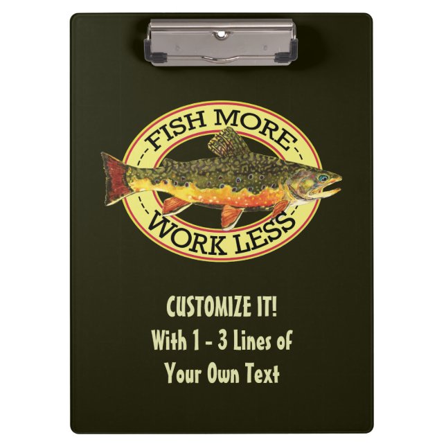 Fly Fishing Clipboard (Front)