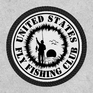 Fly Fishing Club trip Fisherman camping Patch