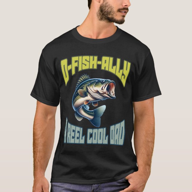 Fly fishing Dad fishing sports fishing T-Shirt (Front)