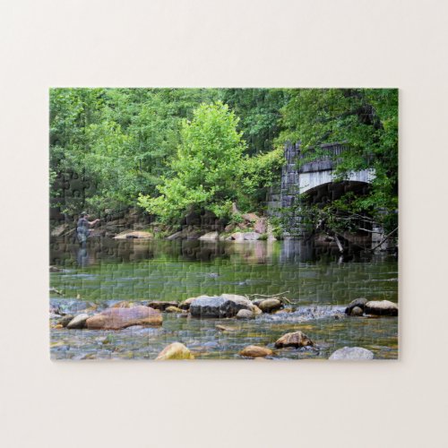 Fly Fishing Day Dream  _  11x14 Jigsaw Puzzle