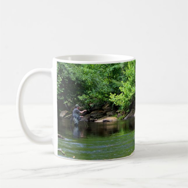 Fly Fishing Day Dream Coffee Mug (Left)