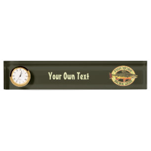 Fly Fishing Desk Name Plate