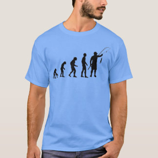 Fly fishing evolution funny fishing for fisherman T-Shirt