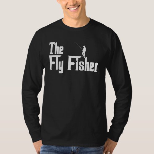 Fly Fishing Father Outdoor Sportsman Fisherman Mem T_Shirt