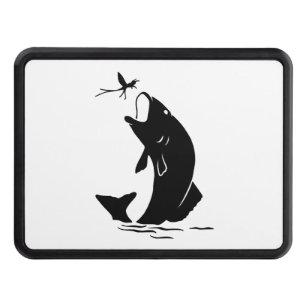 Fly Fishing Fish Jump Larvea Hook Fisherman Gift Hitch Cover