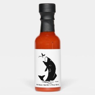 Fly Fishing Fish Jump Larvea Hook Fisherman Gift Hot Sauces