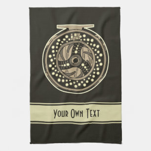 Fly Fishing Fisherman Fisherwoman Angler's Kitchen Towel
