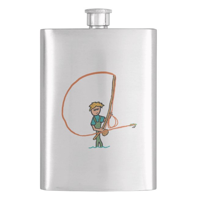 Fly Fishing Flask (Front)