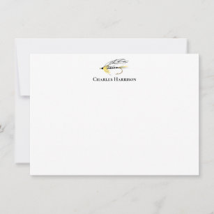 Fly Fishing Flat Note Card