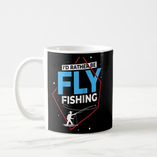 Fly Fishing Flies Fisherman Rod Bait Reel Lures Ra Coffee Mug