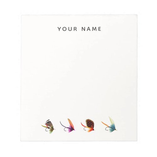 Fly Fishing Flies Notepad