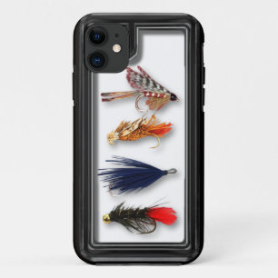 Fly fishing flies - realistic box iPhone 11 case