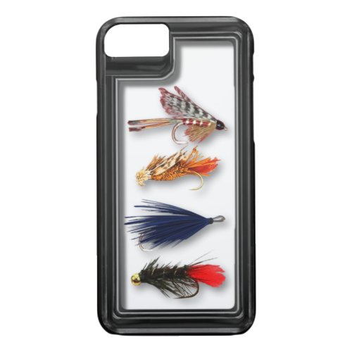 Fly fishing flies _ realistic box iPhone 87 case