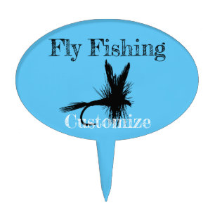 Fly Fishing Fly Thunder_Cove Cake Topper