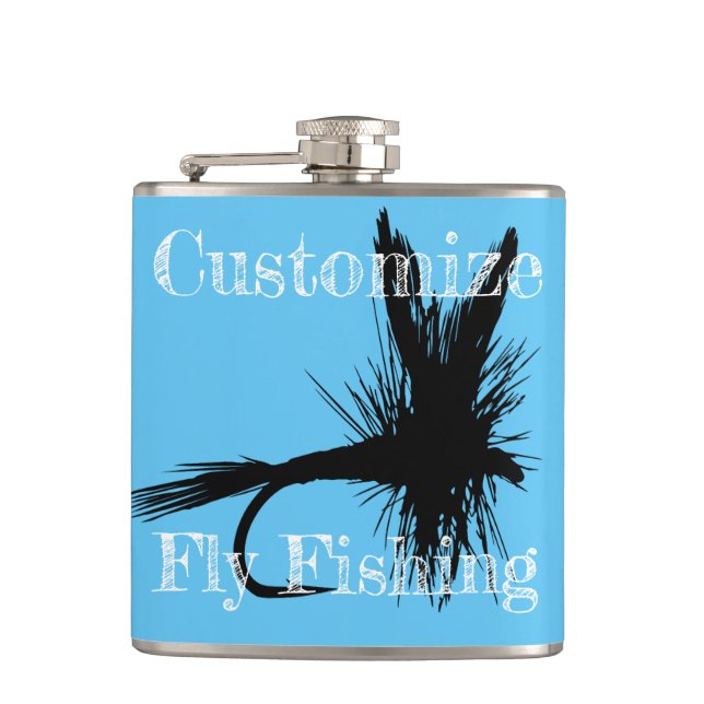 Fly Fishing Fly Thunder_Cove Flask (Front)