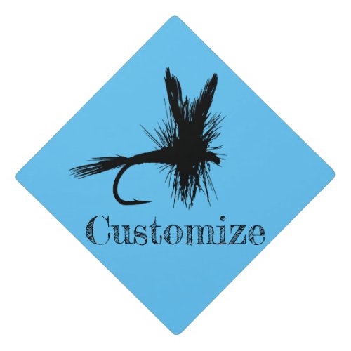 Fly Fishing Fly Thunder_Cove Graduation Cap Topper