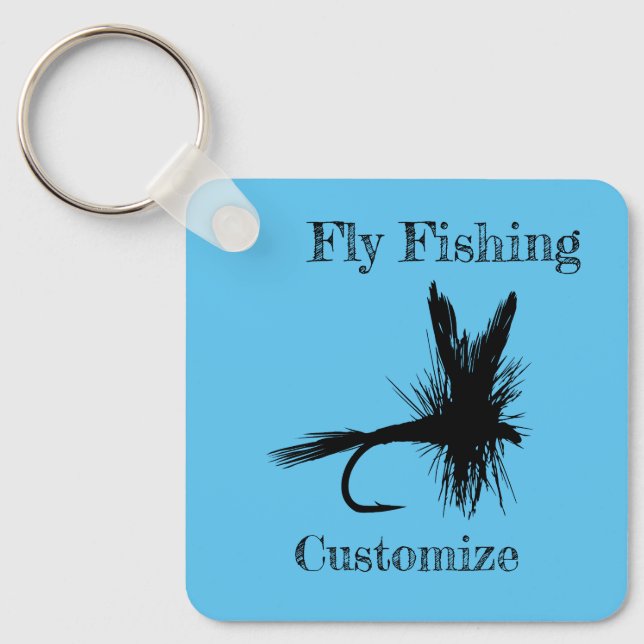 Fly Fishing Fly Thunder_Cove Keychain (Front)