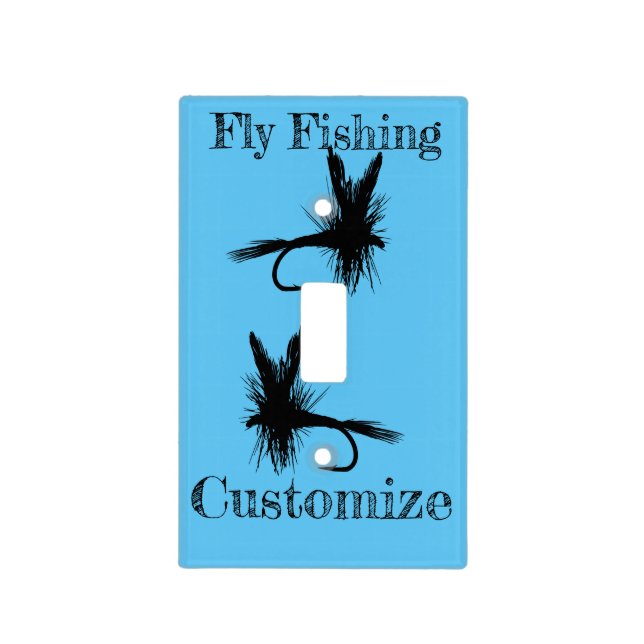 Fly Fishing Fly Thunder_Cove Light Switch Cover (Front)