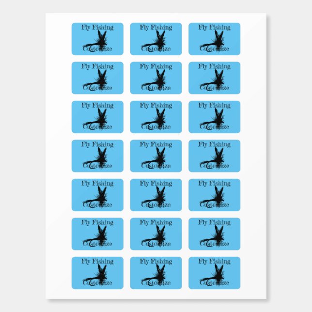 Fly Fishing Fly Thunder_Cove Matchboxes (Sticker Sheet)