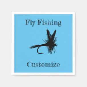 Fly Fishing Fly Thunder_Cove Napkins